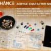 Acrylic RPG Character Sheets
