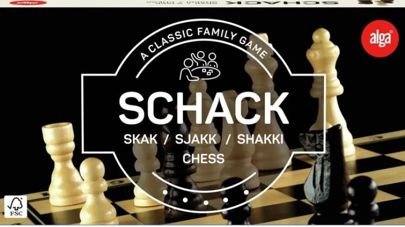 Alga Schack standard i låda