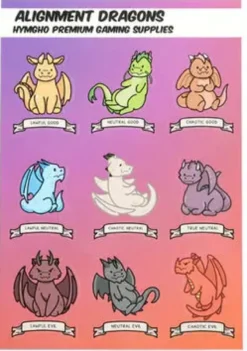 Alignment Dragons Sticker Set