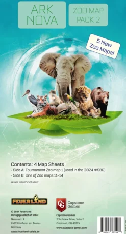 Ark Nova Zoo Map Pack 2