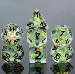 A Role Playing Dice Set: Forest
