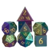 A Role Playing Dice Set Light Weight Purplebluegreen 105 G