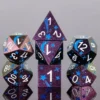 A Role Playing Dice Set Metallic - Blue Comet