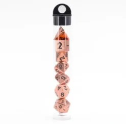 A Role Playing Dice Set Metallic - Mini Metall - Copper (storlek 10 mm)
