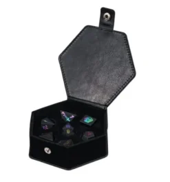 A Role Playing Dice Set - Obsidian Gemstone Dice