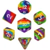 A Role Playing Dice Set: Rainbow (Silikon)