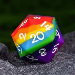 A Role Playing Dice Set: Rainbow (Silikon)