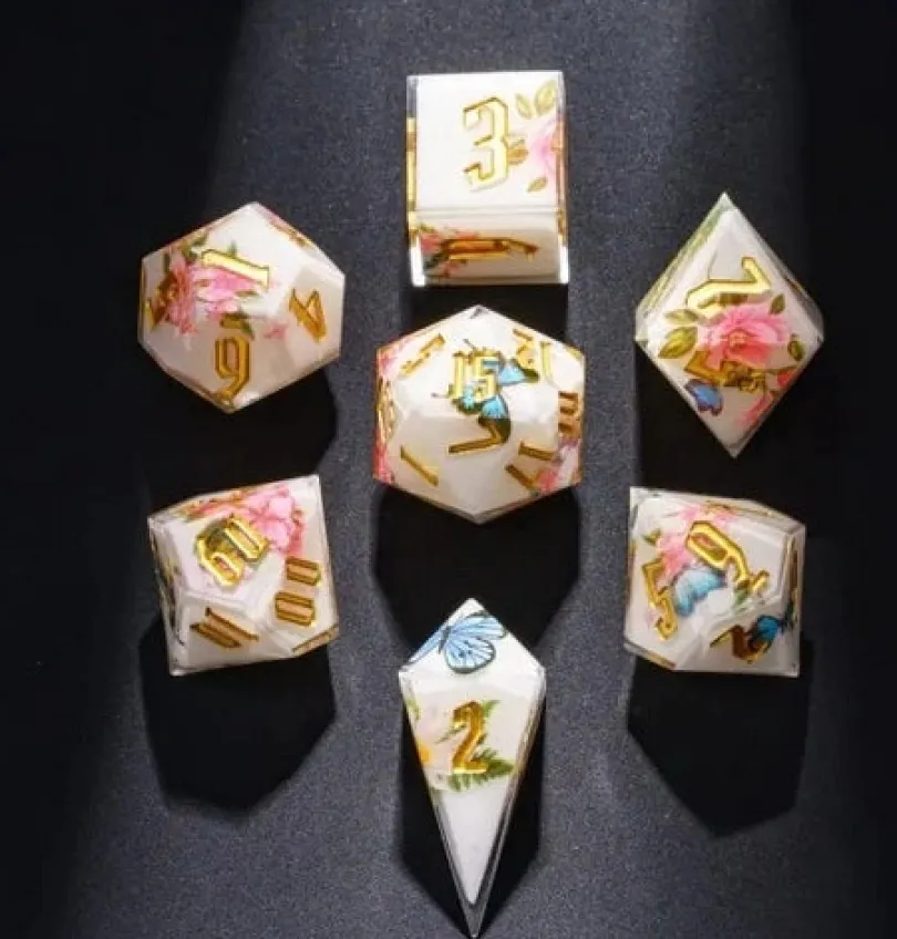 A Role Playing Dice Set - White Summer
