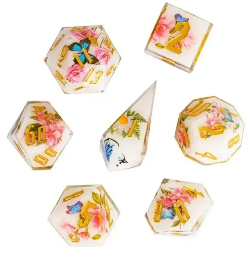 A Role Playing Dice Set - White Summer