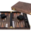 Backgammon 18'' burl walnoot