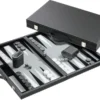 Backgammon Medium Grey imitation leather (1731)