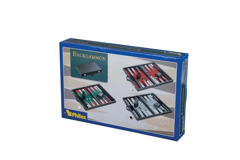 Backgammon Medium Grey imitation leather (1731)