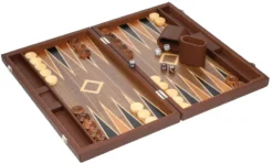 Backgammon Polyegos Large Imitation Leather 1736 Philos