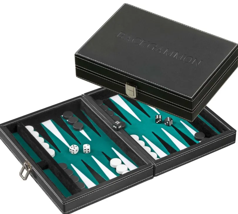 Backgammon Tinos Magnetic Green 1714 Philos