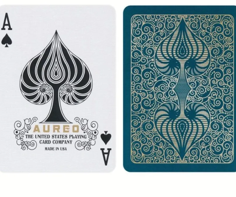 Bicycle Aureo green Playing Cards