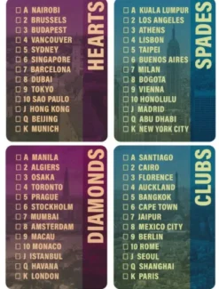 Bicycle Cities Of The World Playing Cards Deck