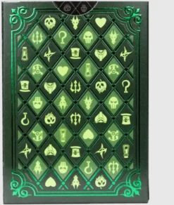 Bicycle Disney Villains Green Playing Cards Bicycle
