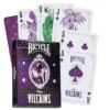 Bicycle Disney Villains Purple playing cards