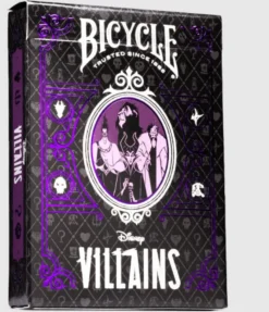 Bicycle Disney Villains Purple playing cards