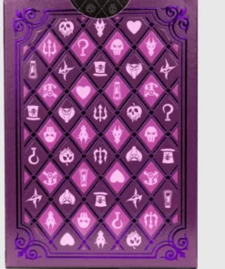 Bicycle Disney Villains Purple playing cards