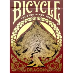 Bicycle Dragon Playing Cards Red