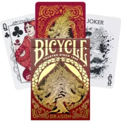 Bicycle Dragon Playing Cards Red