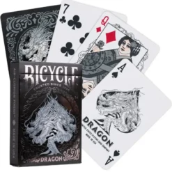 Bicycle Dragon playing cards (Black)