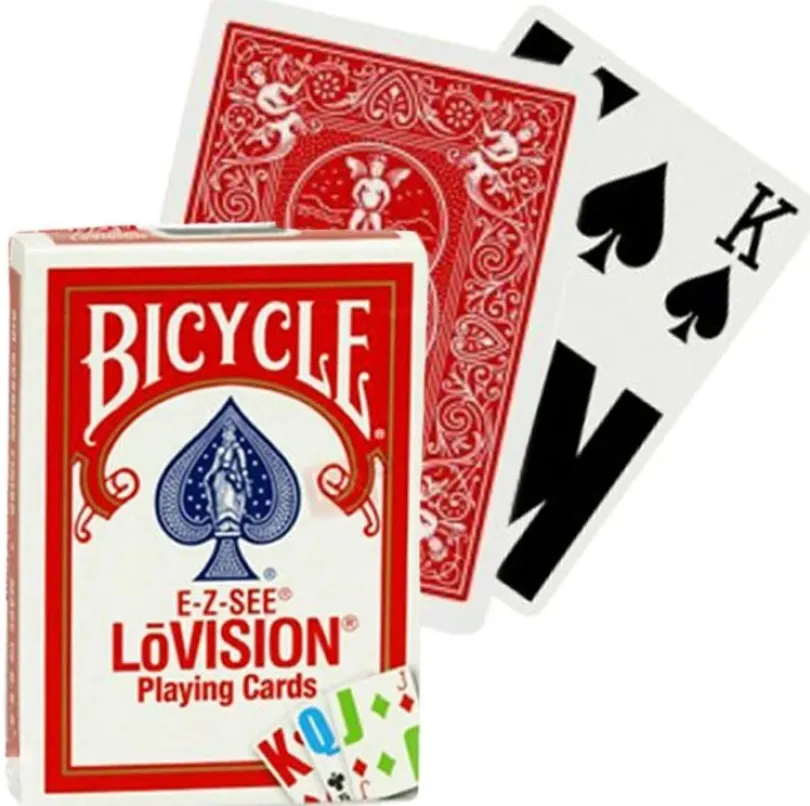 Bicycle E Z See Lovision Cards