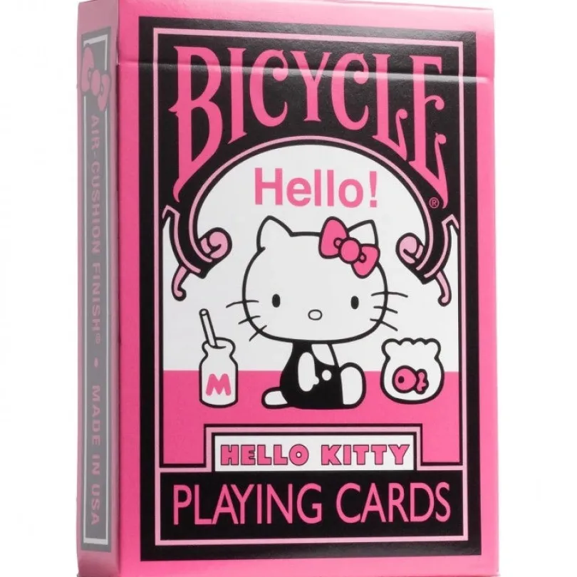 Bicycle Hello Kitty Black Pink Playing Cards Deck