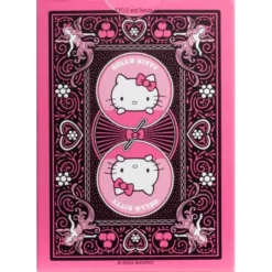 Bicycle Hello Kitty Black Pink Playing Cards Deck