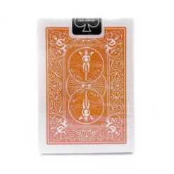 Bicycle Orange Rider Back cards