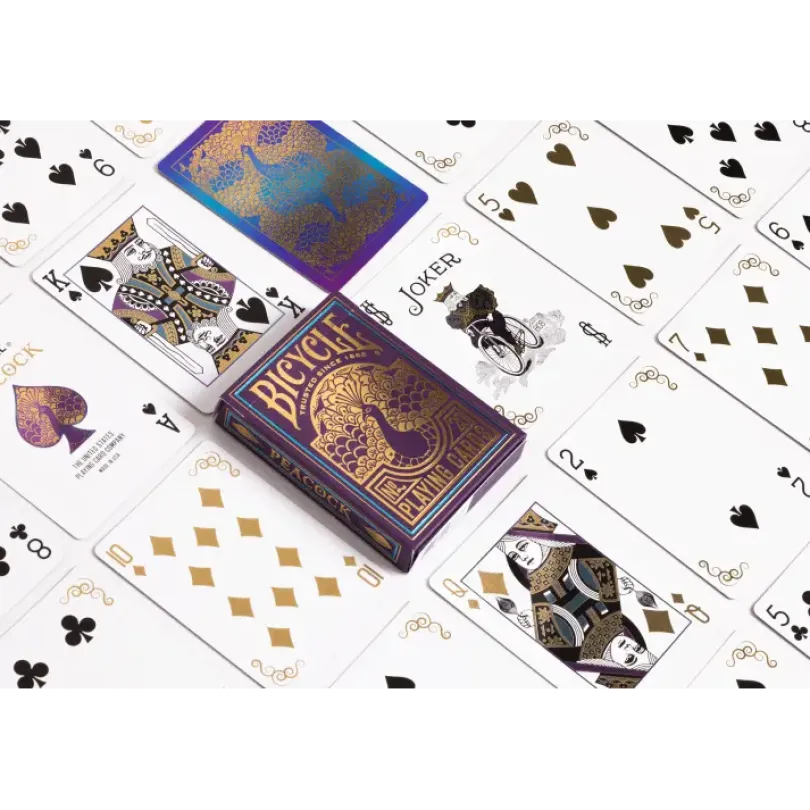 Bicycle Peacock Purple No 20 Playing Cards