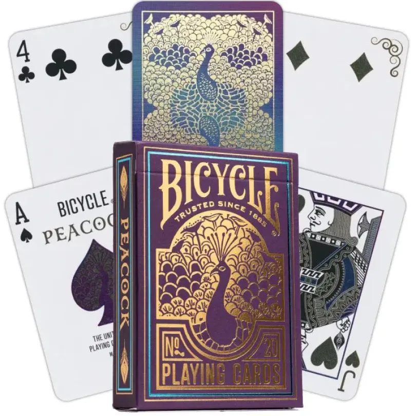Bicycle Peacock Purple No 20 Playing Cards