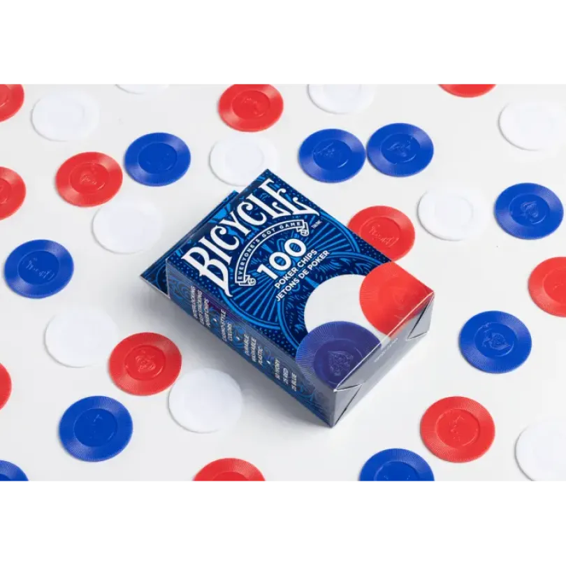 Bicycle Plastic Poker Chips 2 Gram 100