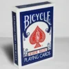 Bicycle Rider Back 808 black seal playing cards blue or red
