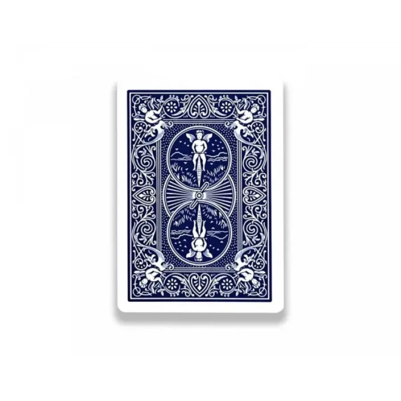 Bicycle Rider Back Plastic playing cards (Blue)
