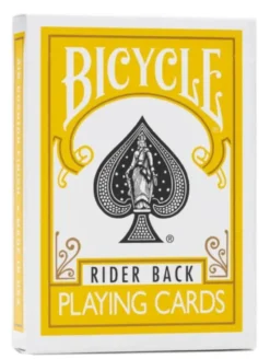 Bicycle Rider Back playing cards (Yellow)
