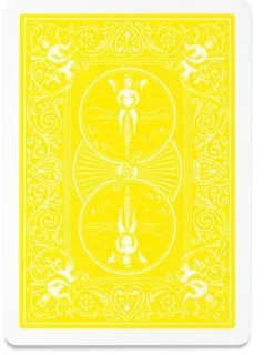 Bicycle Rider Back playing cards (Yellow)