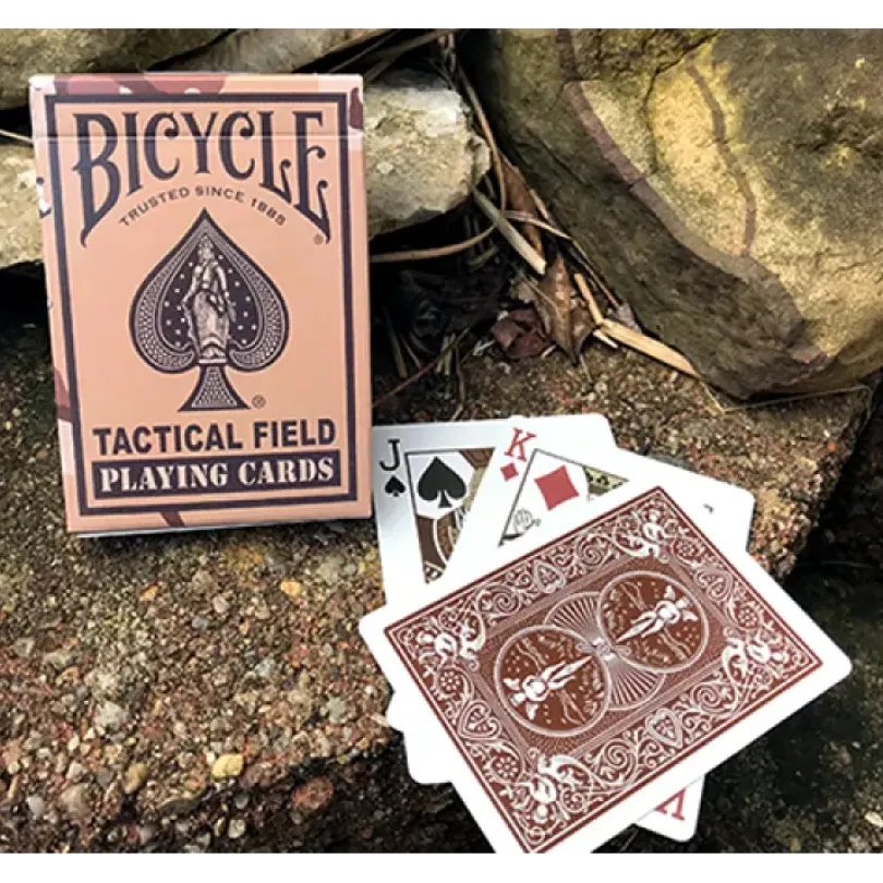 Bicycle Tactical Field brown playing cards