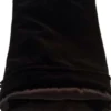 Black Velvet Dice Bag with Black Satin Lining
