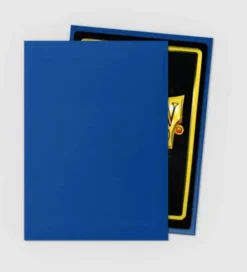Blue Matte Sleeves Standard Size 100 Dragon Shield