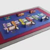 Board Game Table Playmat - Medium Burgundy (91x152cm)