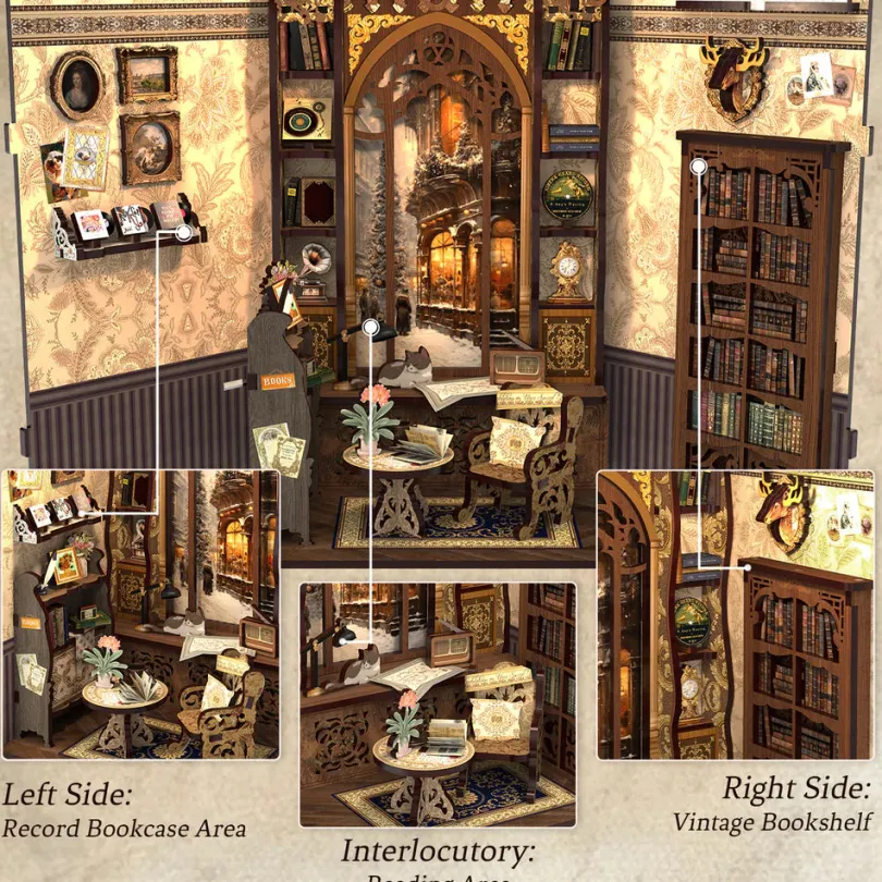 Bookshop Memories - Book Nook Kit - CuteBee