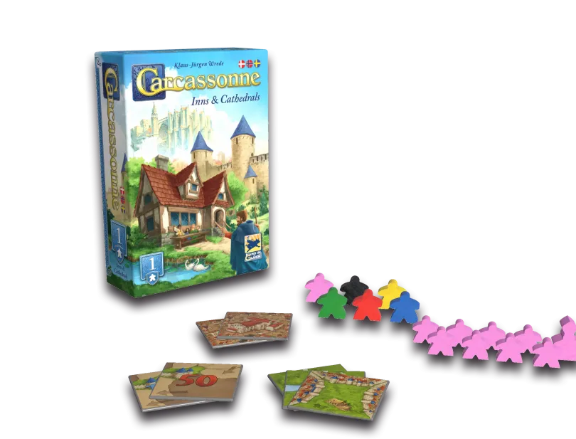 Carcassonne 3.0 - Expansion 1: Inns & Cathedrals (Sv)
