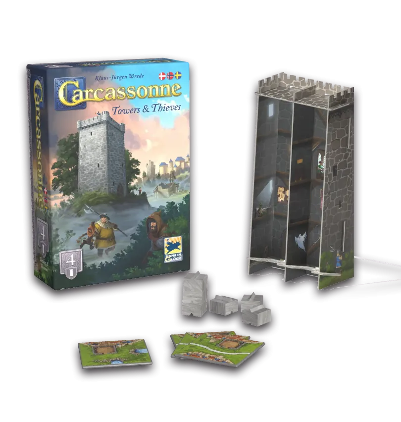 Carcassonne 30 Expansion 4 Towers Thieves Sv Carcassonne