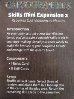 Cartographers: Skills Mini Expansion 2