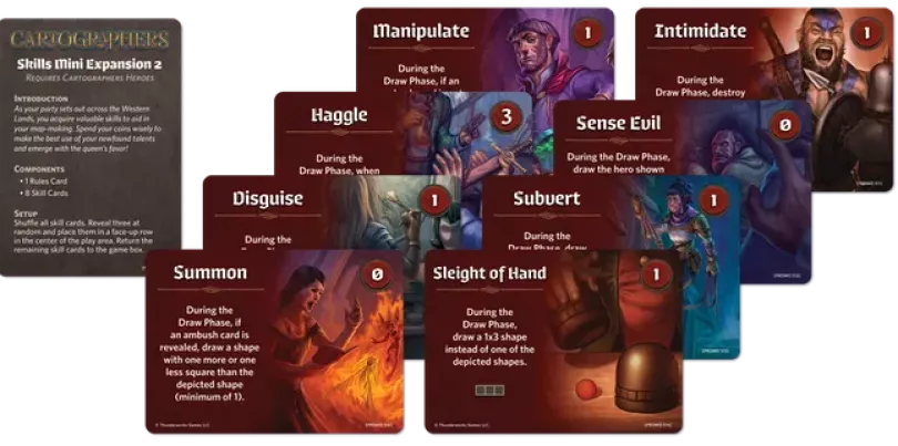 Cartographers: Skills Mini Expansion 2
