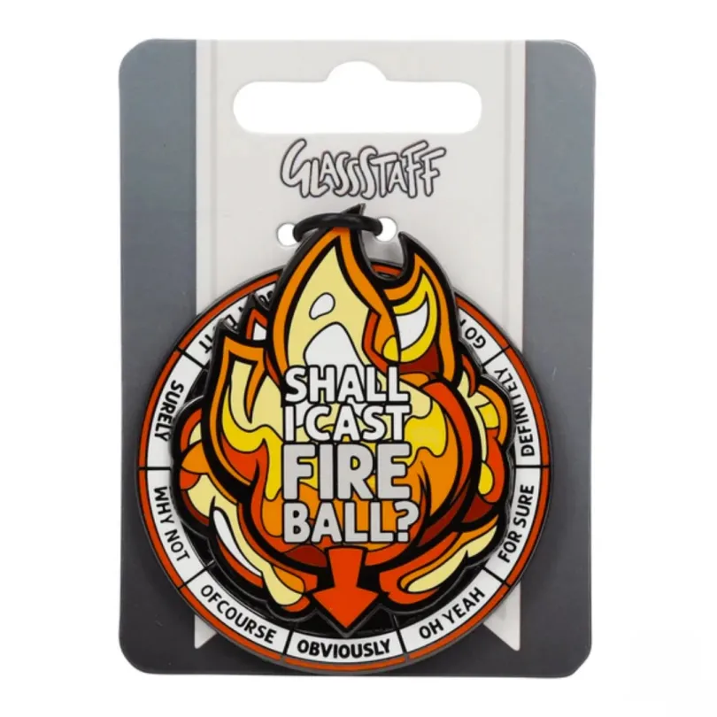 Casting Fireball Spinner Pin