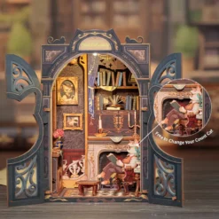 Cat's Study - Book Nook Kit - CuteBee
