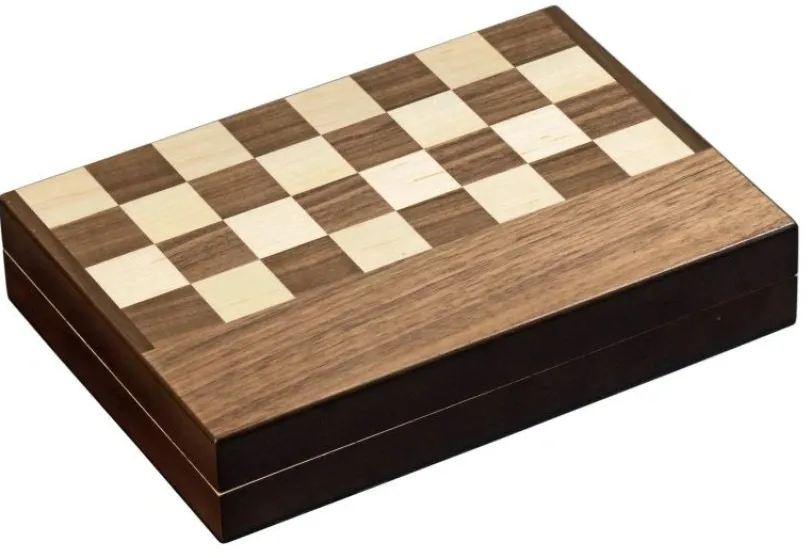 Chess Backgammon Checkers Set, field 32 mm, magnetic lock (2508)